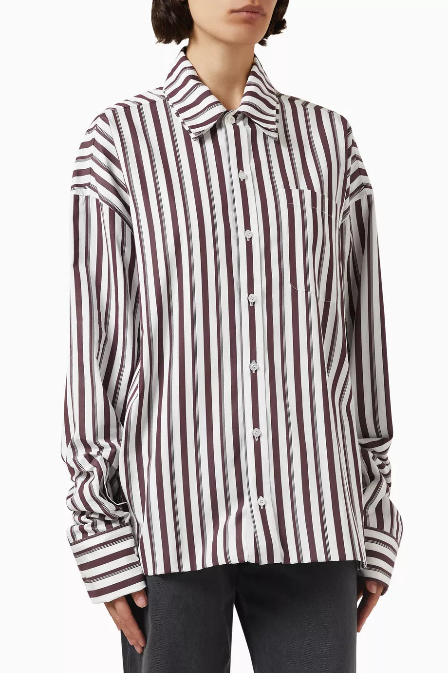 Alba Oversized Double Shirt in Cotton