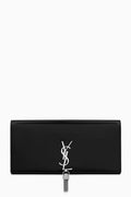 Kate Clutch in Brushed Leather