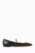 Diamond Tilda Flats in Leather