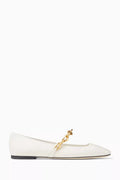Diamond Tilda Flats in Leather