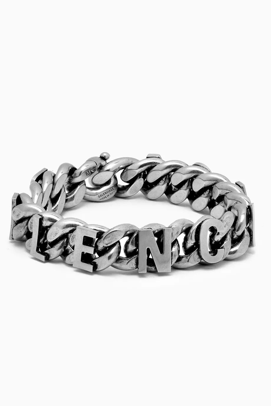 Chain Logo Bracelet in Antique Brass