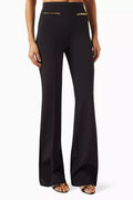 Horsebit Palazzo Pants in Crêpe