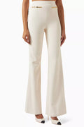 Horsebit Palazzo Pants in Crêpe