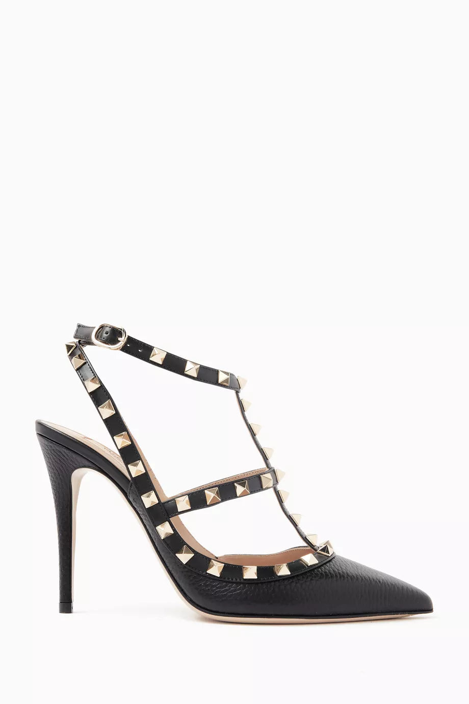 Valentino Garavani Rockstud 100 Pumps in Vitello Leather