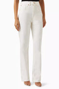 Mid-rise Straight-leg Jeans in Cotton