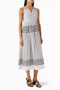 Floral Printed Wrap Dress in Cotton