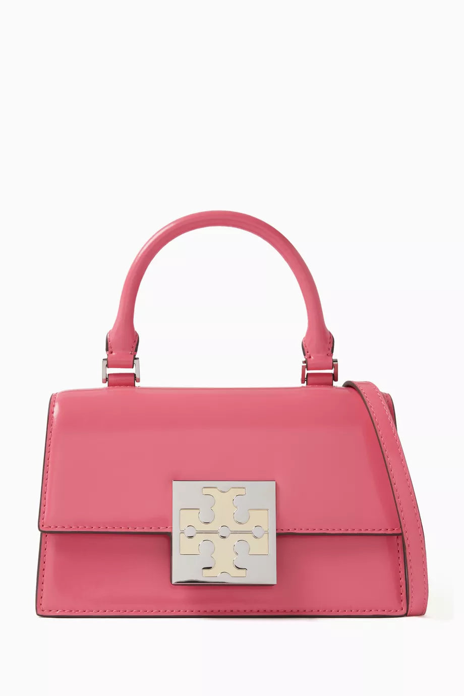 Mini Bon Bon Top Handle Bag in Patent Leather