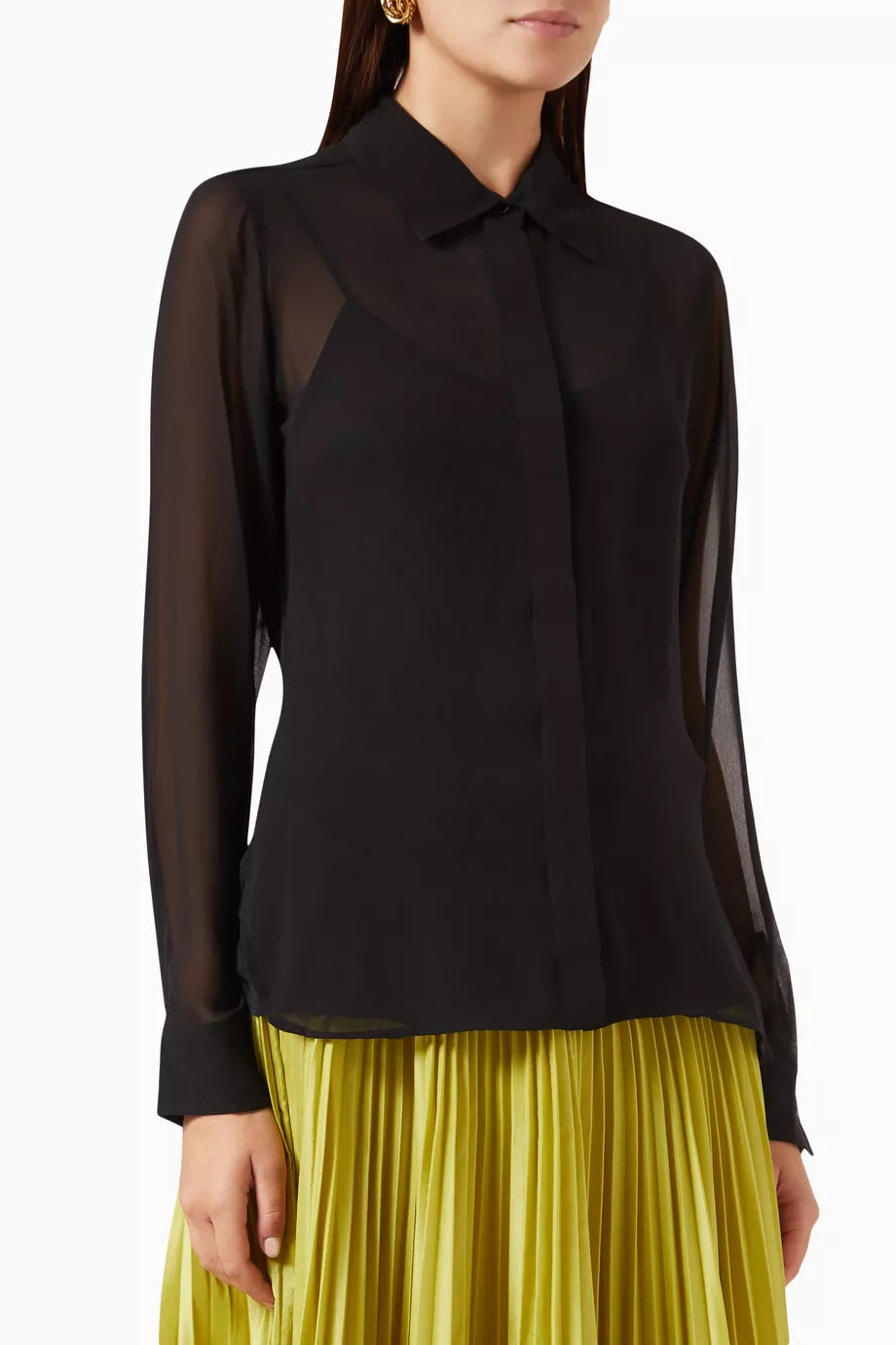 Manche Shirt in Georgette