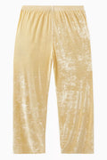 Baggy Oversized Pants in Shiny Velvet