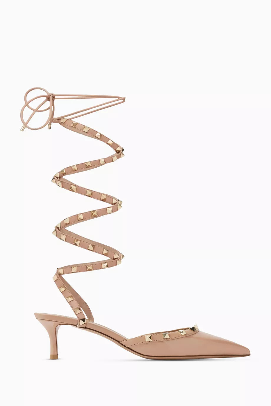 Valentino Garavani Rockstud 50 Wrap-around Pumps in Nappa Leather