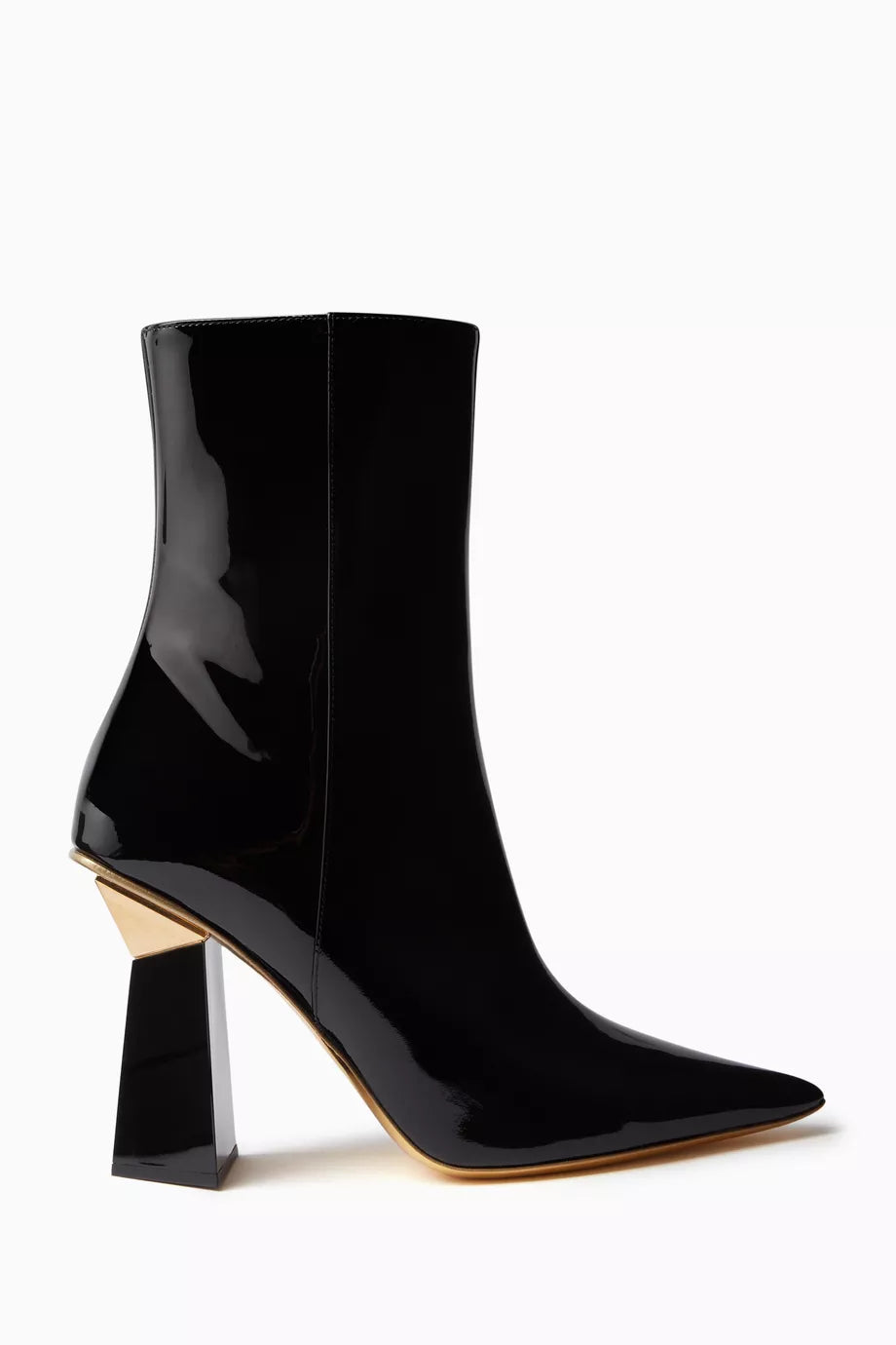 Valentino Garavani One Stud Hyper Boots in Patent Leather