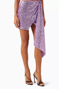 Esponenziale Mini Skirt in Sequins
