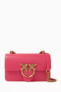 Mini Love One Crossbody Bag in Smooth Leather