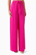 Logo Pants in Jacquard