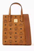 Mini Aren Tote Bag in Visetos Canvas