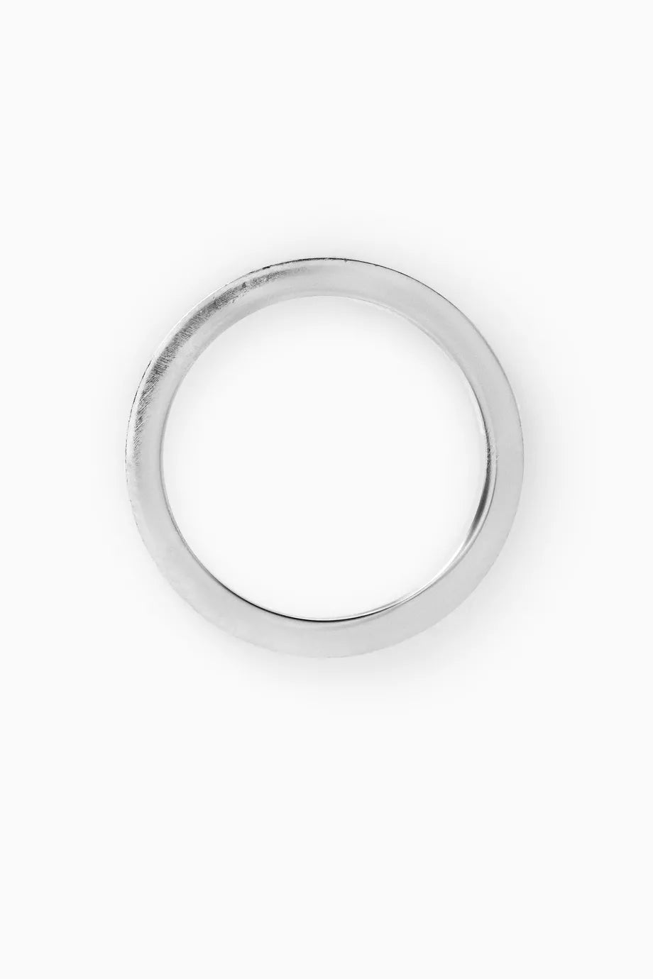 Circle Single Earring in Sterling Silver