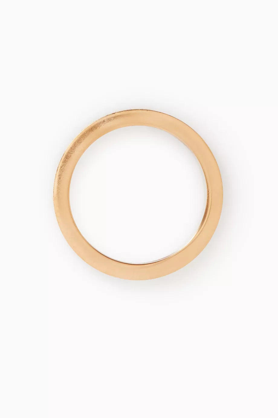 Circular Single Earring in Yellow Gold-plating