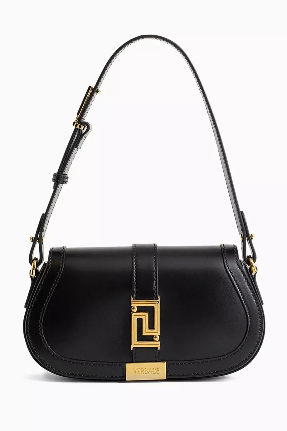 Mini Greca Goddess Shoulder Bag in Calfskin Leather