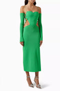 Heart Midi Dress in Knit