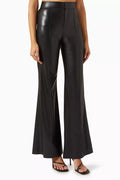Dylan Wide-leg Pants in Vegan Leather