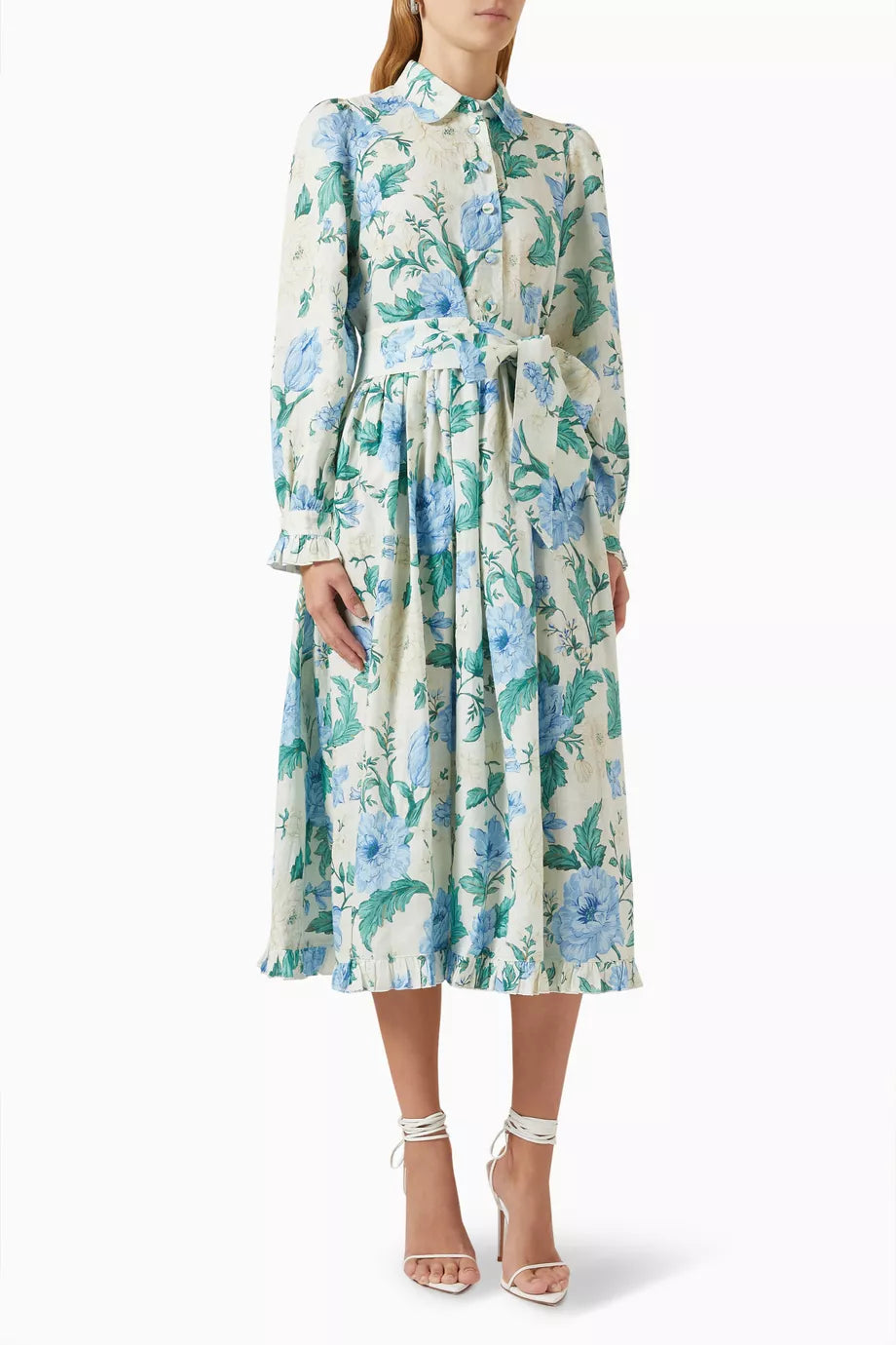 Emroy Midi Dress in Linen