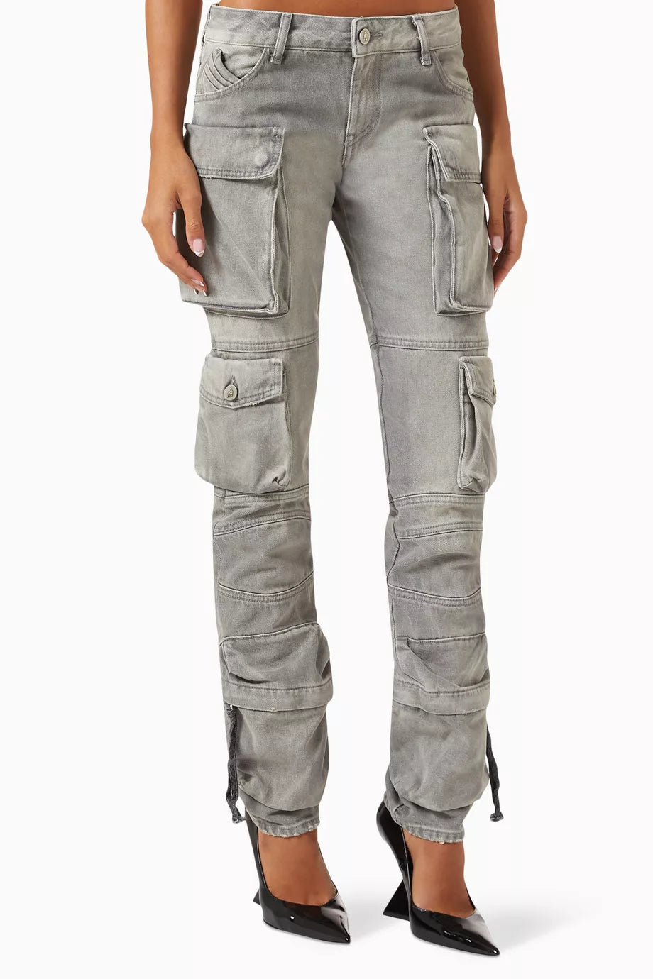 Essie Cargo Jeans in Denim