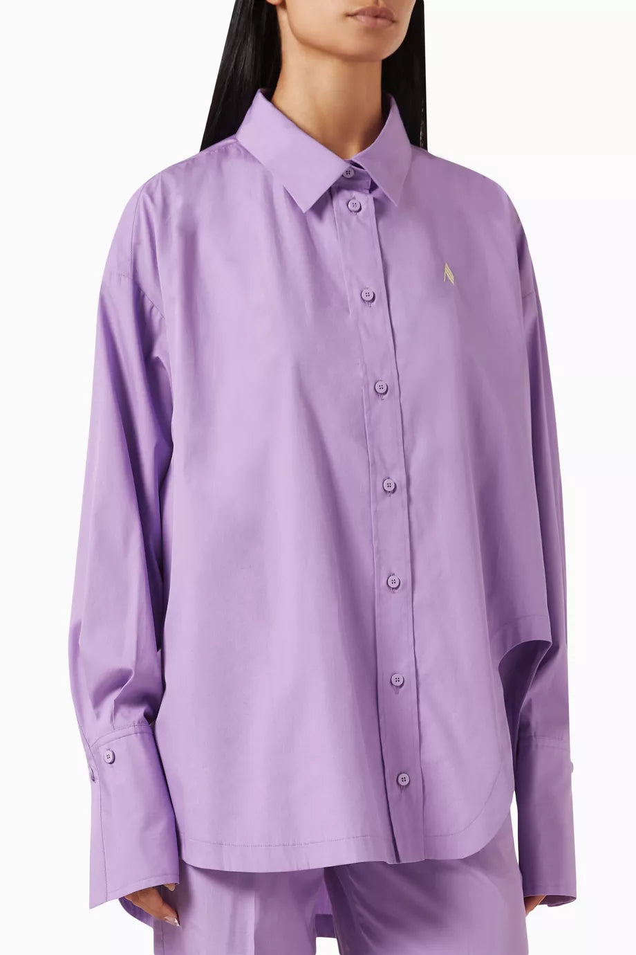 Diana Oversized Shirt in Cotton-poplin