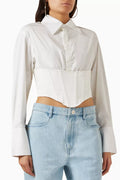 Internal Shirt Corset in Cotton-blend