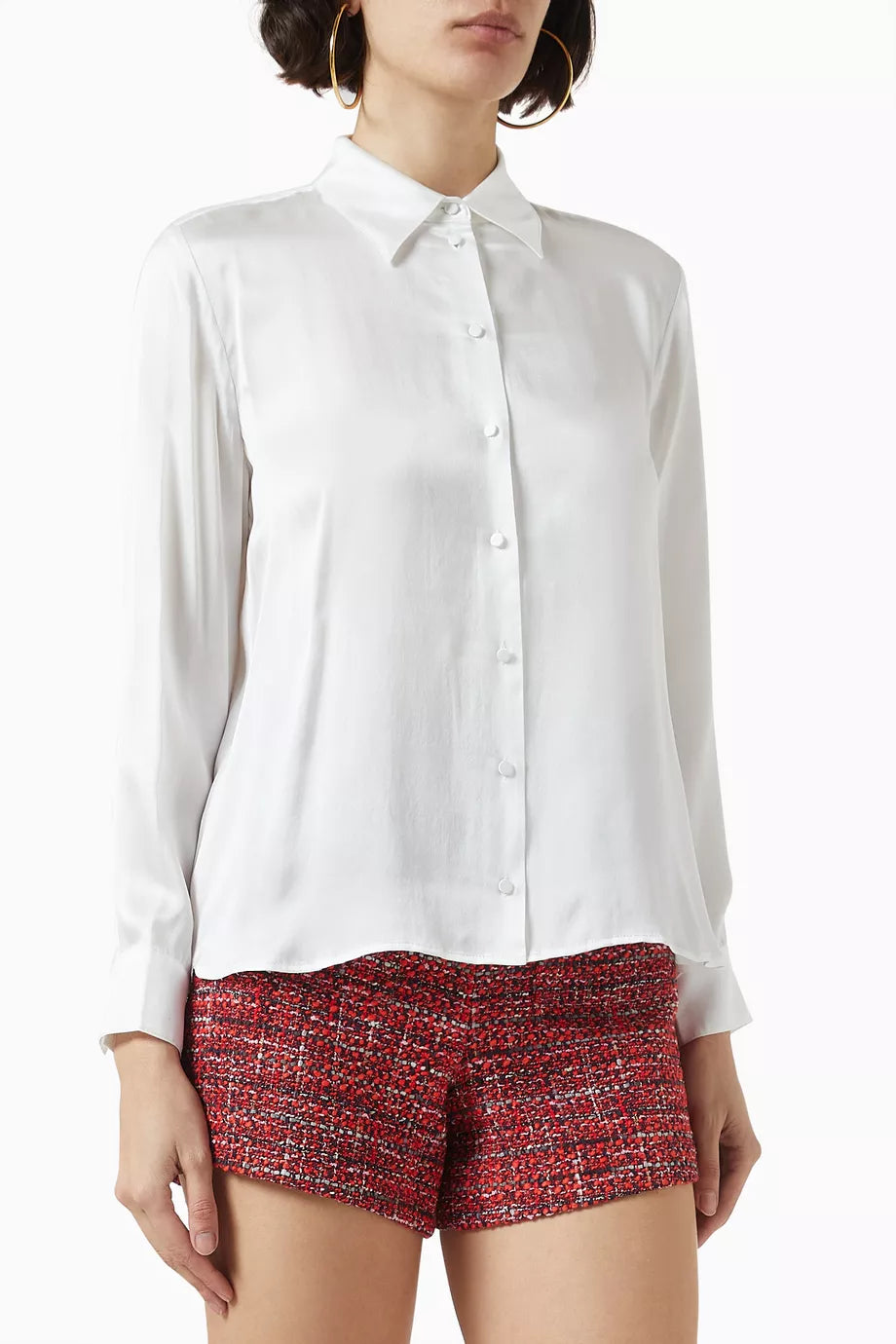 Cecily Shirt in Silk-satin