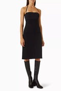 Lingerie Bigout Midi Dress in Crepe