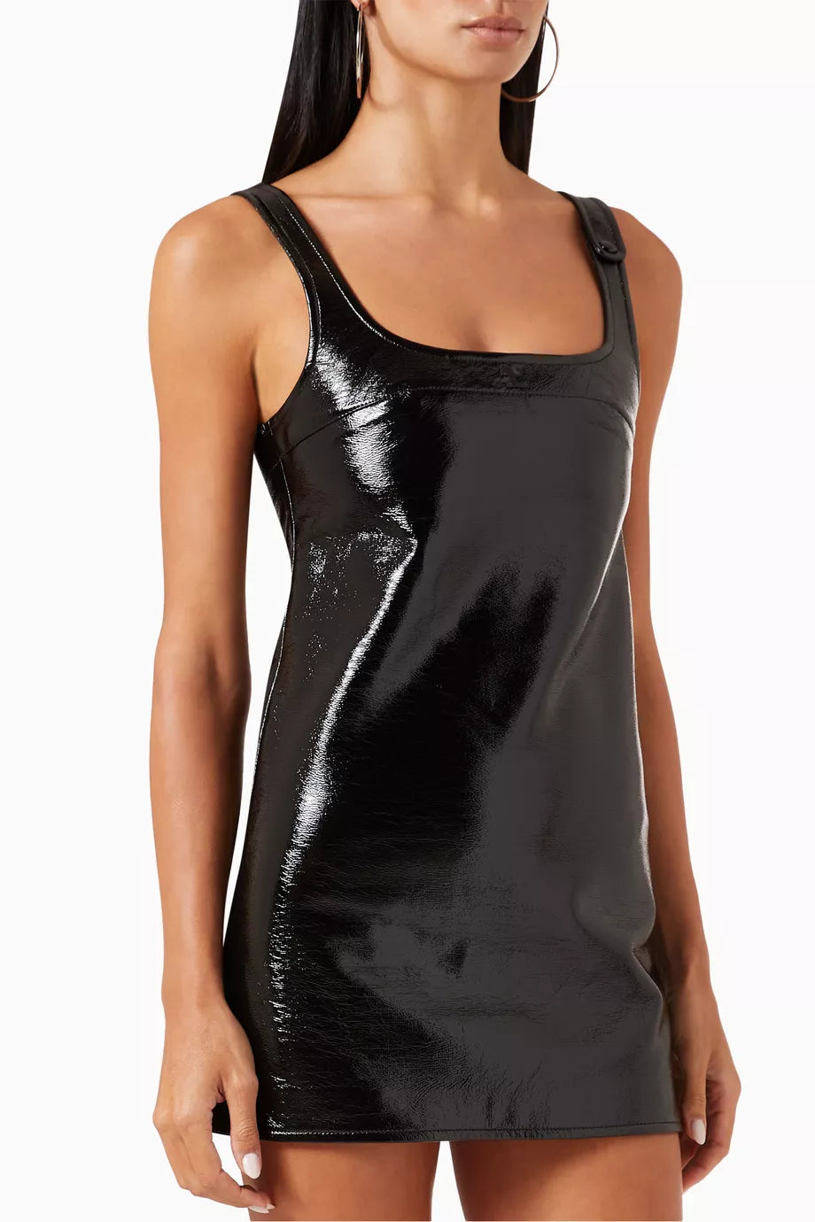 Reedition A-line Mini Dress in Vinyl