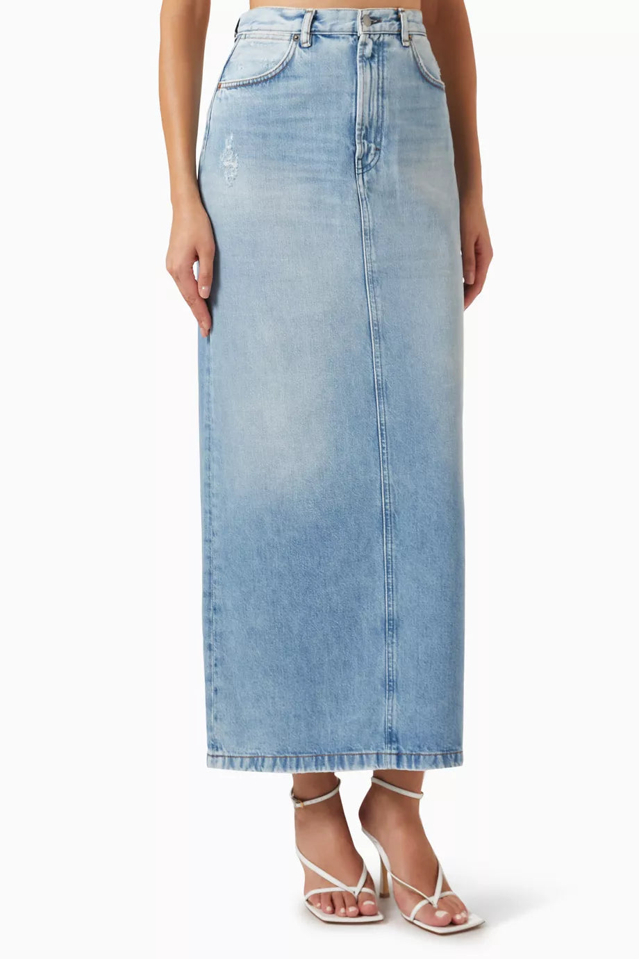 Midi Skirt in Denim