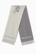 Horse & Carriage Muffler Scarf in Cashmere