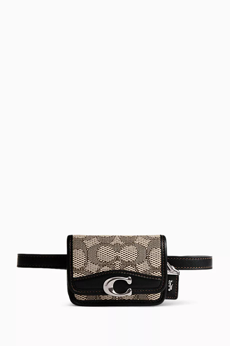 Bandit Card Case Belt Bag in Signature Jacquard & Leather