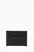 Card Case with Pillow Quilting in Nappa Leather