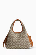 Lana 23 Bag In Signature Jacquard & Glovetanned Leather