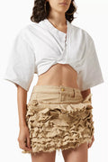 Le T-shirt Bahia Court Top in Cotton