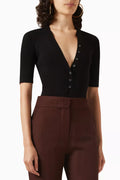 Le Body Yauco Polo Bodysuit in Viscose-knit