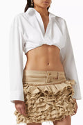 La Chemise Bahia Courte Shirt in Viscose