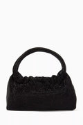 Ellerie Mini Crystal Shoulder Bag in Mesh