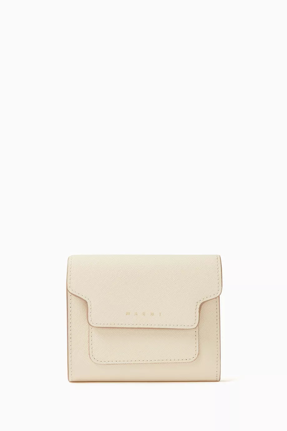 Flap Wallet in Saffiano Leather