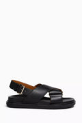 Fussbett Criss-cross Sandals in Leather
