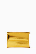 Folded Coin Purse in Laminated Leather