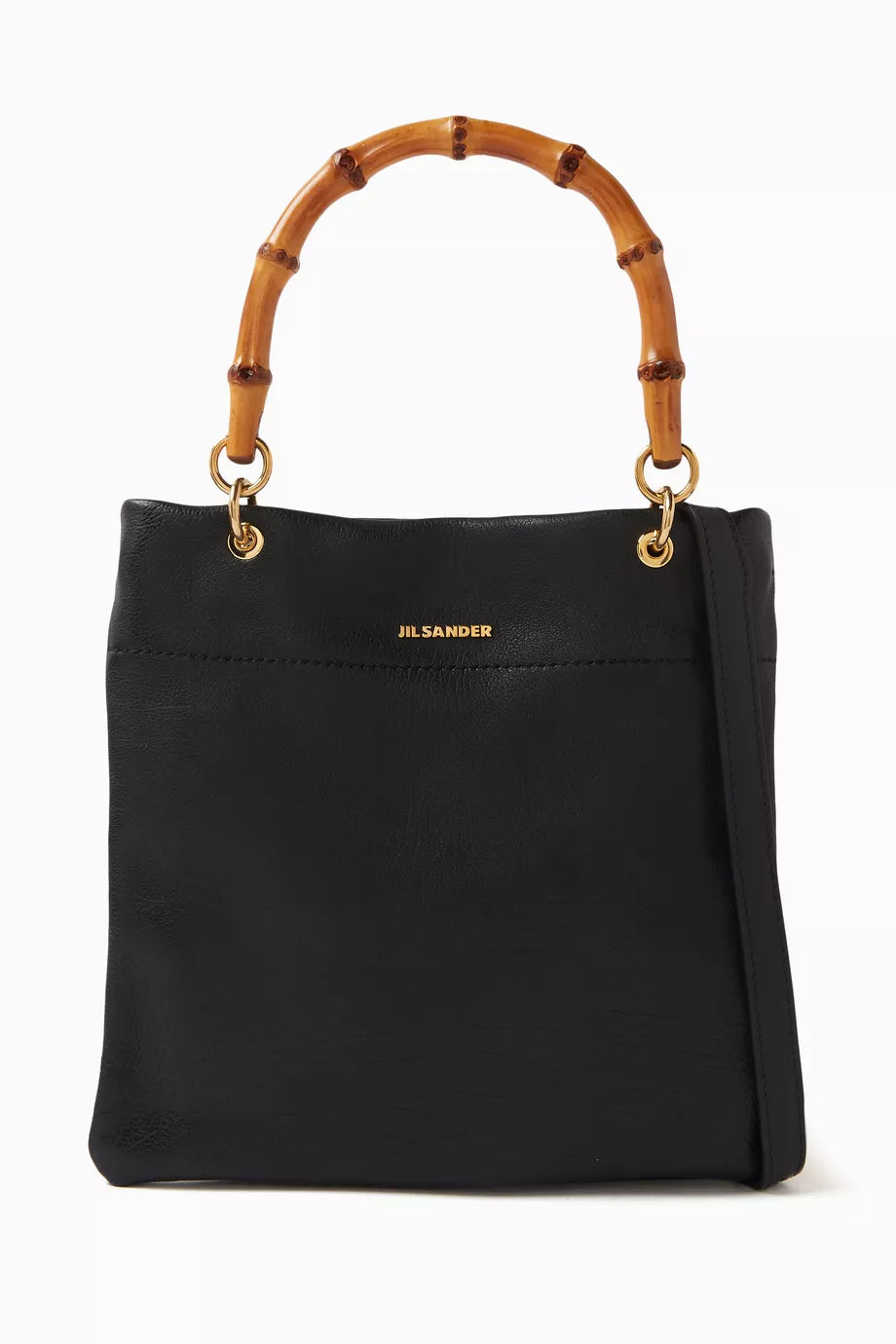 Bamboo Small Tote Bag in Leather