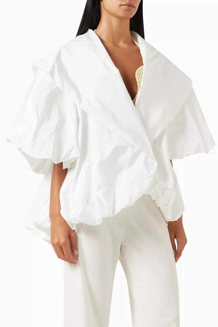 Cadette Bomber Jacket in Taffeta