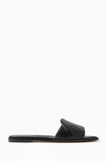 Flat Sandals in Leather