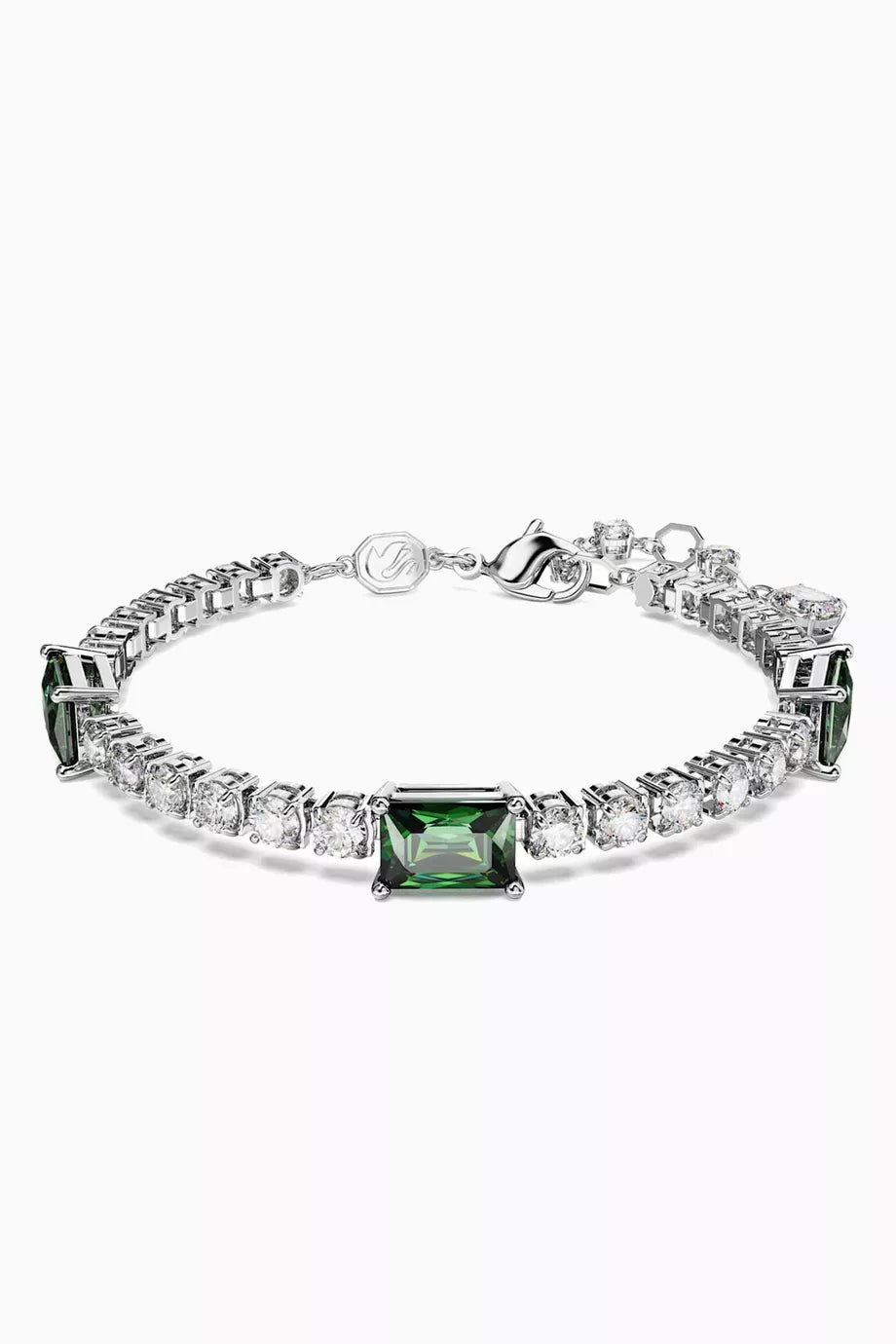 Matrix Bracelet in Rhodium-plated Metal
