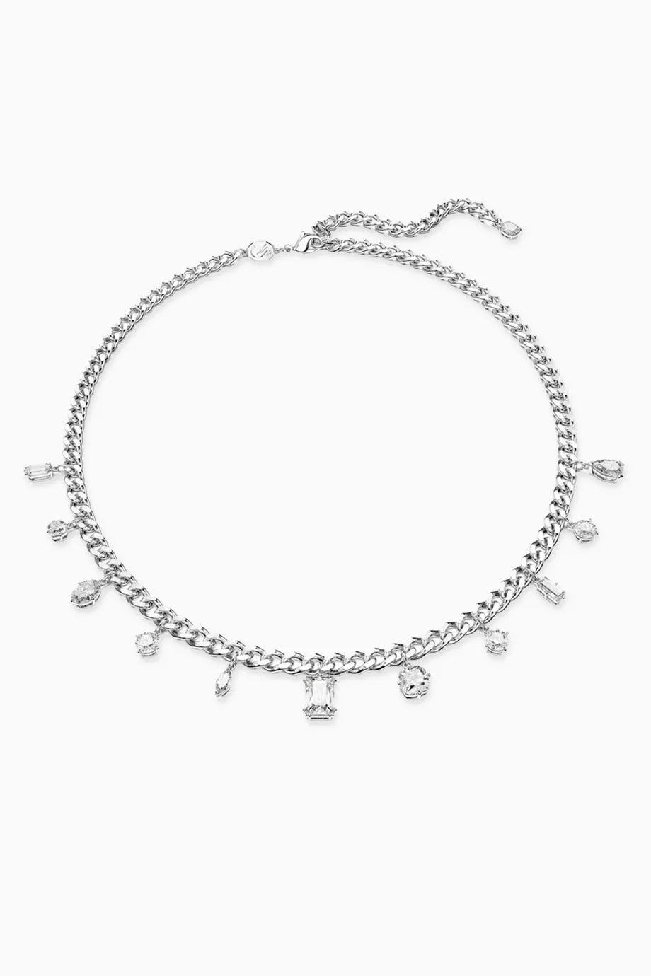 Dextera Necklace in Rhodium-plated Metal