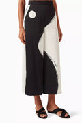 Frutta Patterned Wide-leg Pants in Satin