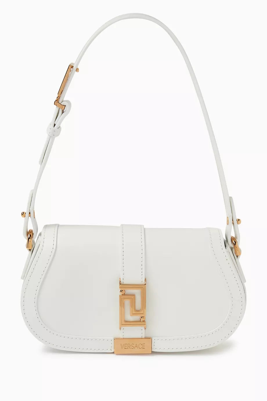 Mini Greca Goddess Shoulder Bag in Calfskin Leather